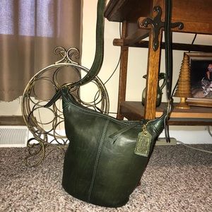 Coach hunter green bleaker bag